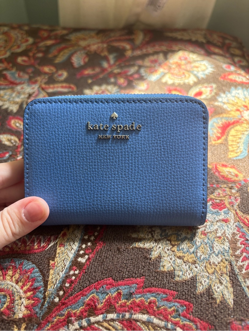 NWT kate spade New York Blue Zip Wallet